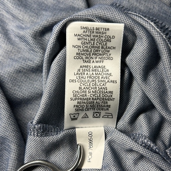 Travis Mathew Golf Polo Heather Blue/Grey w/ Embroidered Logo Size: XL - Picture 7 of 7